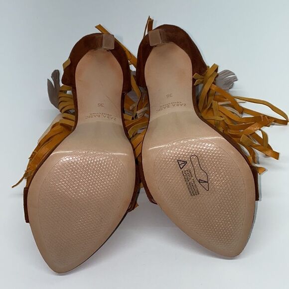 NEW ZARA BASIC FALL SHOES high heel sandals - Picture 8 of 13